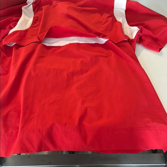 Kansas City Chiefs Red 1/4 zip short sleeve - Picture 3 of 4